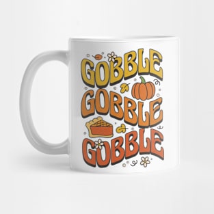 Thanksgiving Delight Typography Mug